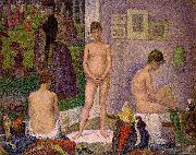 Georges Seurat The Models, china oil painting artist